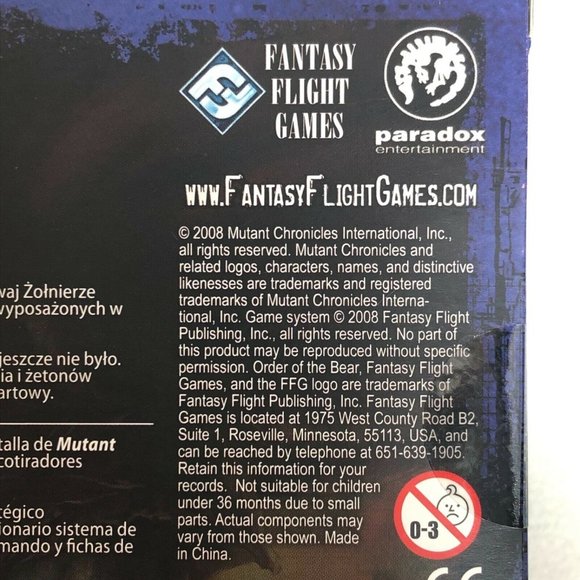 Mutant Chronicles Order of the Bear Sculpted Painted Figures Fantasy Flight Game - Picture 7 of 10